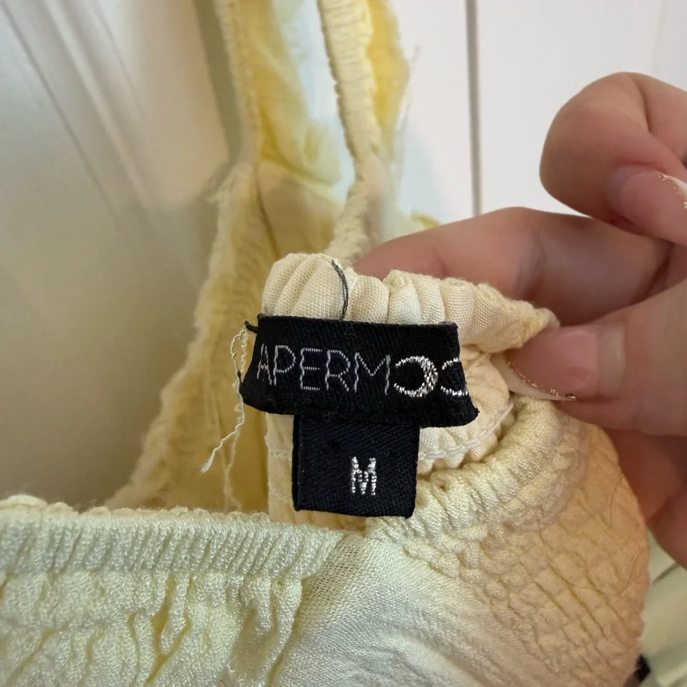 Yellow Ruffled Sundress - Picture 3 of 3